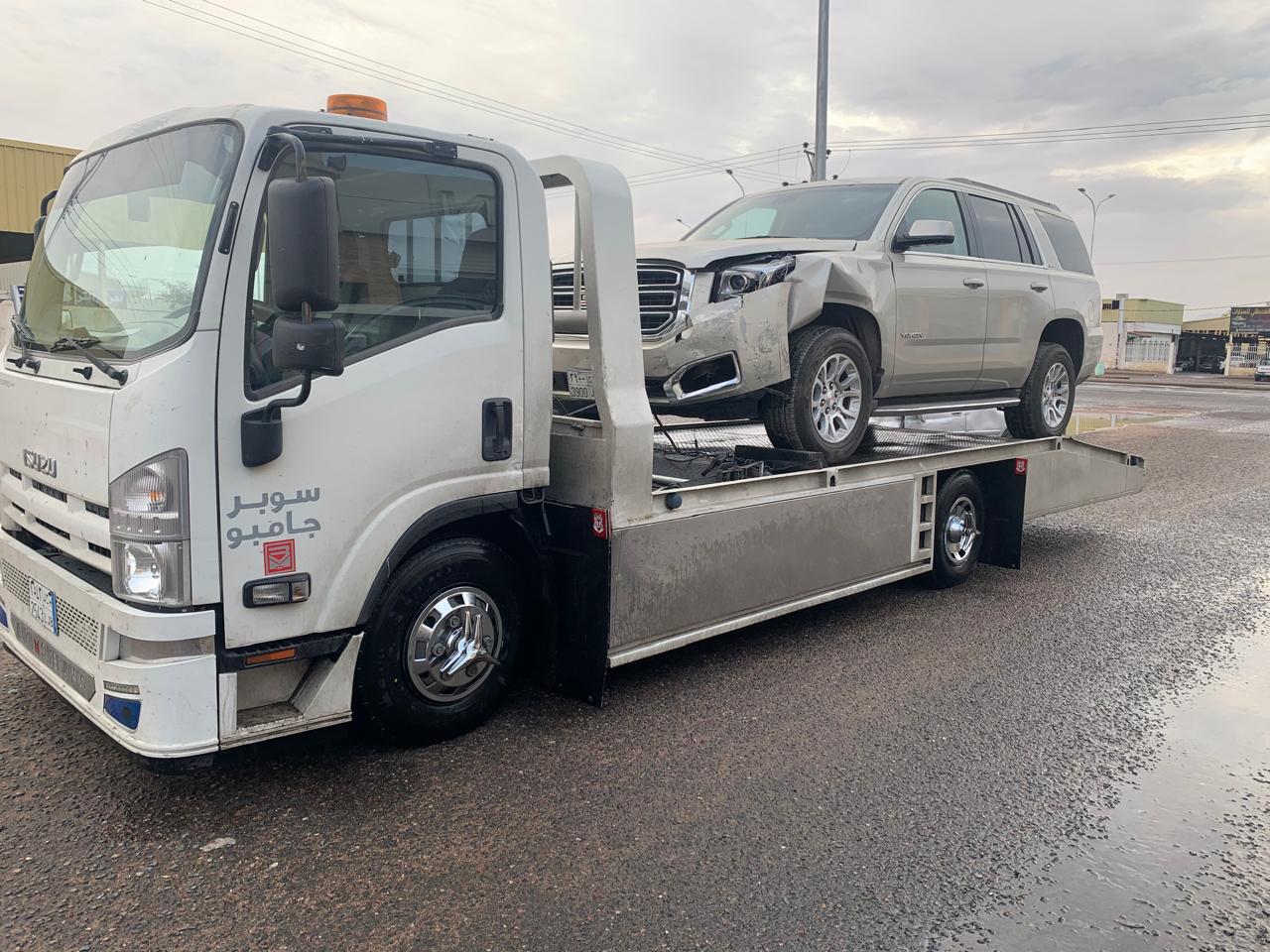 سطحة القصيم - نقل سيارات متضررة